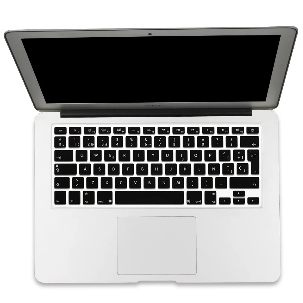 Великобритания/ЕС испанские буквы силиконовый чехол для клавиатуры Macbook Air Pro retina