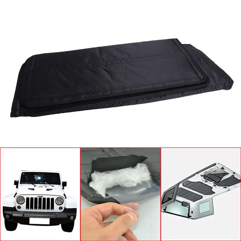4 шт./компл. черный звукоизолирующий изголовье изоляции для Jeep JK Wrangler Unlimited 2 двери 2011-/