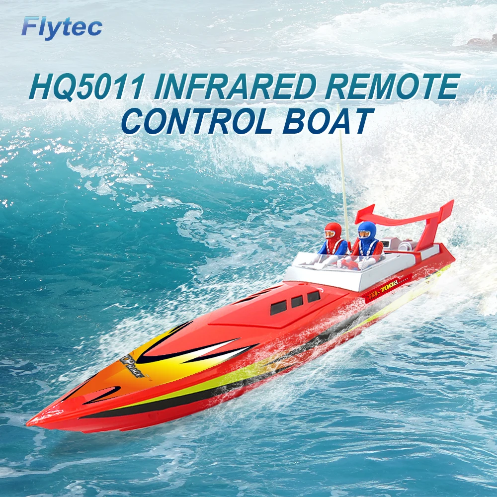 Flytec HQ5011 Морская Лодка с дистанционным управлением водная игрушка скоростная
