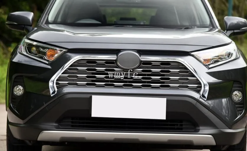 Детали для отделки автомобиля для Toyota Rav4 для Toyota Previa Rav 4 Приключения АБС хромированная Защитная панель для переднего Центр Решетка Гриль Крышка отделкой внешние аксессуары