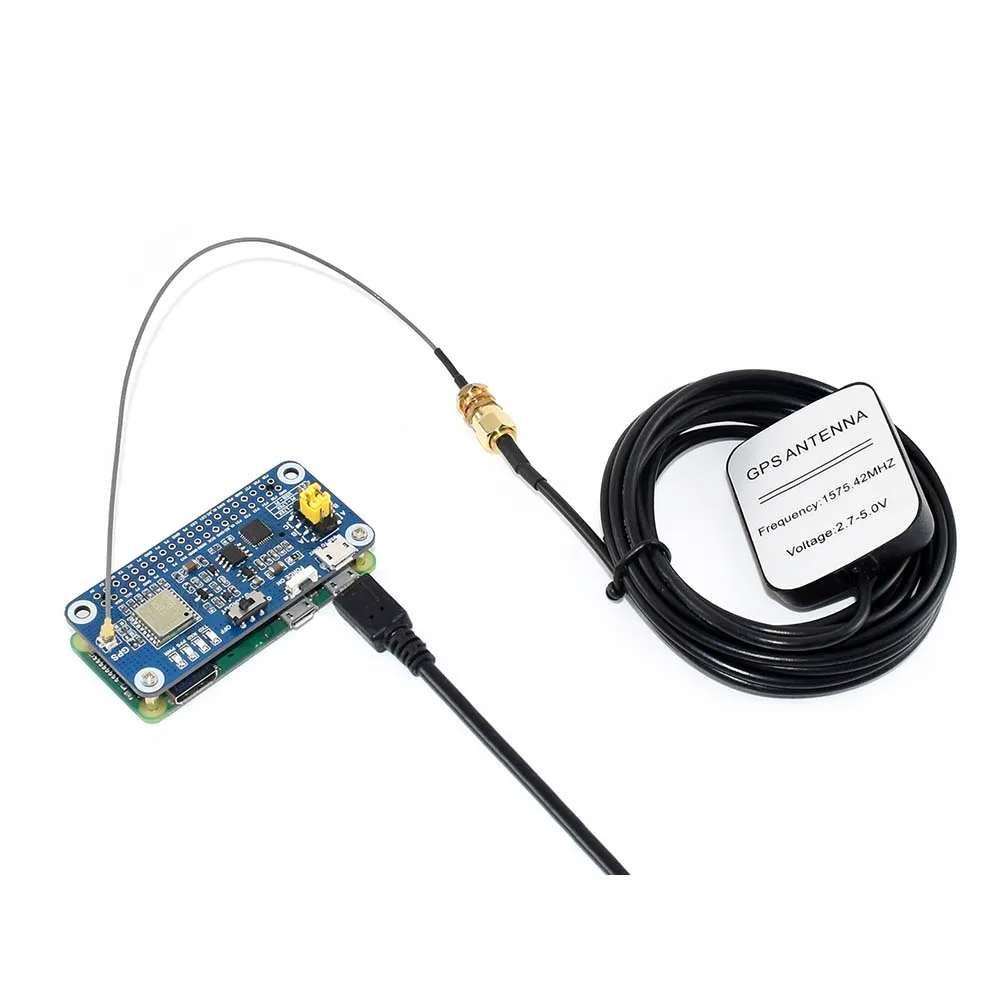 Шляпа Waveshare L76X Multi-GNSS для Raspberry Pi поддерживает интерфейс GPS BDS QZSS UART D SBAS (WAAS/EGNOS/MSAS/GAGAN)