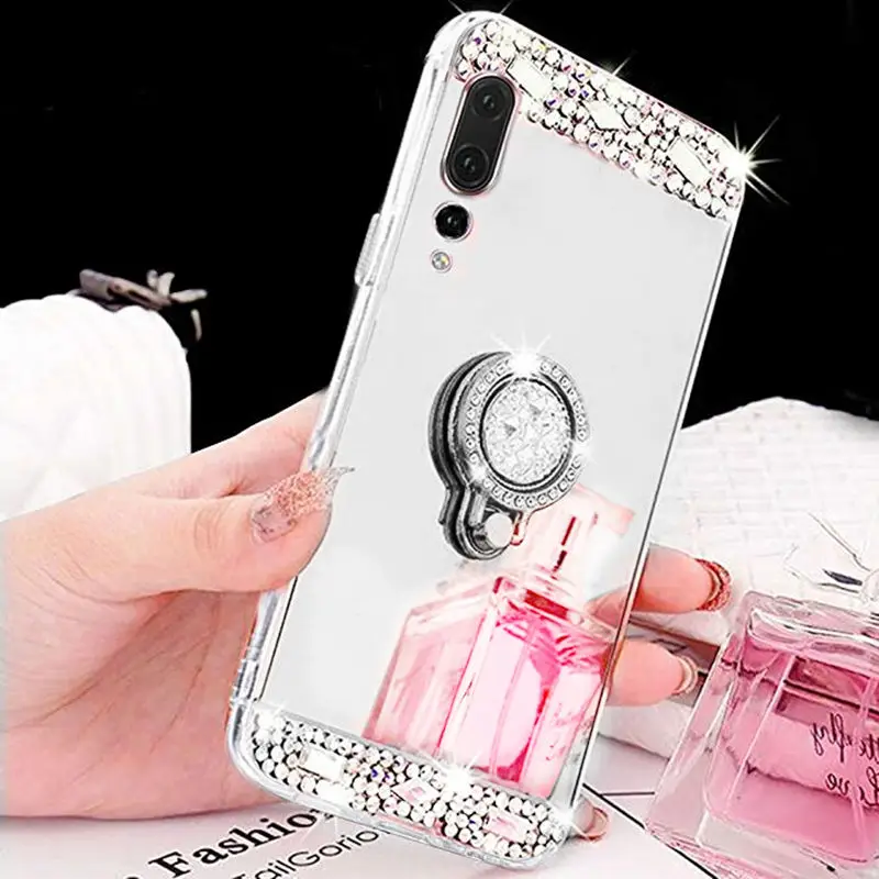 Для Huawei Y7 Pro 2019 Y9 Y5 Y6 Prime 2018 P Smart Plus Honor 10 lite 8C 8X 7a 7C P20 P30 Mate 20 зеркальный чехол |