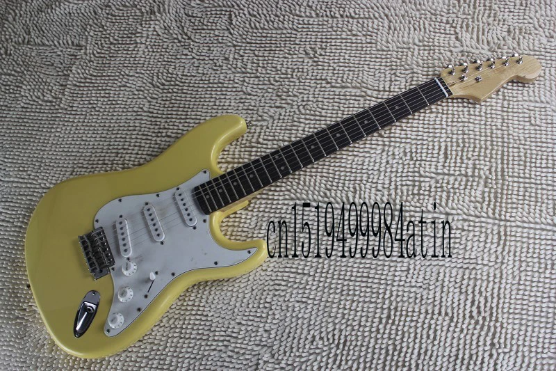 Бесплатная доставка высокого качества Stratocaster 6 струн в деревянном цвете stratocaster