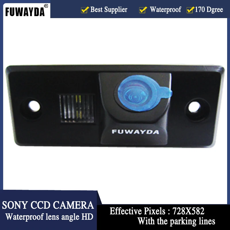 FUWAYDA Беспроводная Автомобильная камера заднего вида SONY CCD для VW Volkswagen TIGUAN TOUAREG POLO