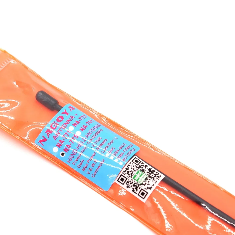 NAGOYA NA-775 SMA-Female 144/430Mhz двухдиапазонная антенна для Kenwood HYT BAOFENG UV-5R PUXING TYT WOXUN двухстороннее радио