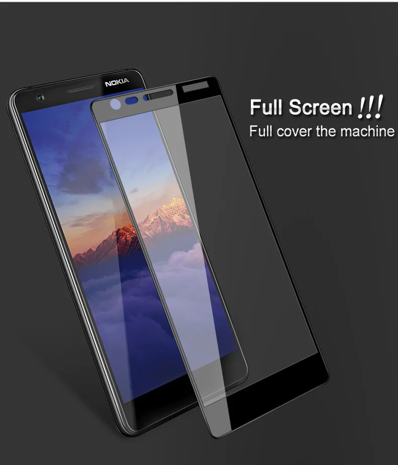 2 шт./лот полный охват Экран протекторы для Nokia 1/Nokia 3 5 1 царапинам Защитная пленка
