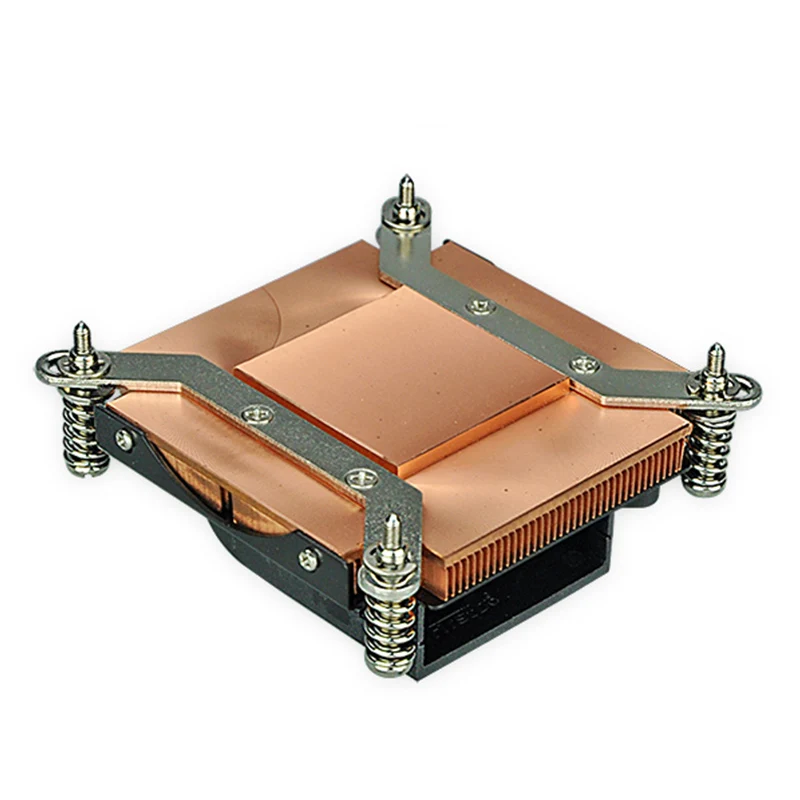 Радиатор медный радиатор для компьютерных серверных вентиляторов Intel LGA 1155/1156/1150