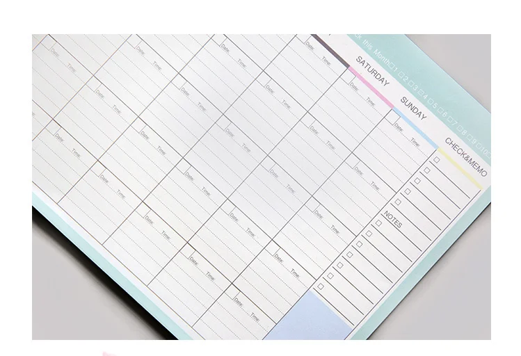 Записная книжка А4 дневник Bullet Journal Еженедельный ежемесячный планировщик Papelaria школьные принадлежности стационарный Органайзер расписание