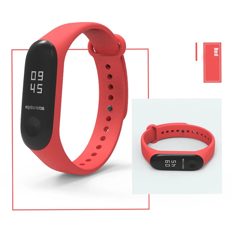 Ремешок Mjobs для браслета Xiaomi Mi 3 аксессуары mi band из ТПУ сменный ремешок 13 различных