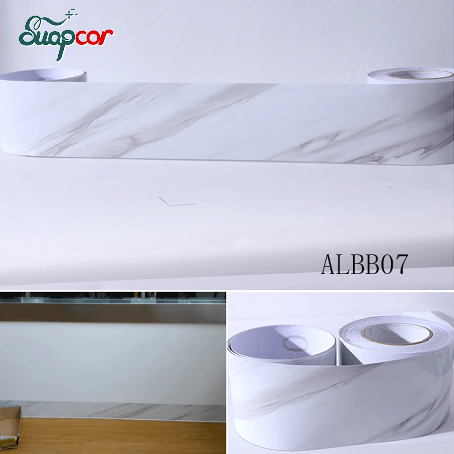 Self-adhesive Baseboard Wall Sticker Tiles Waveguide Line Decorative Stickers PVC Waterproof Waist Skirting Frame Wallpaper | Дом и сад