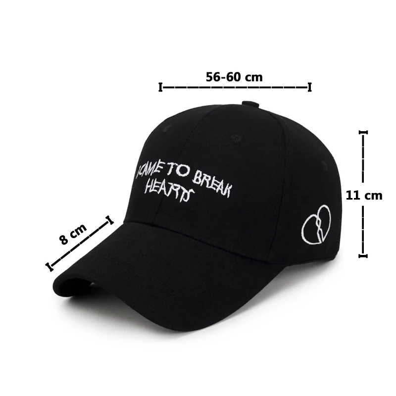 Весна 100% хлопок буквы бейсбол кепки s Gorra Кепка-унисекс высокое качество вышивка