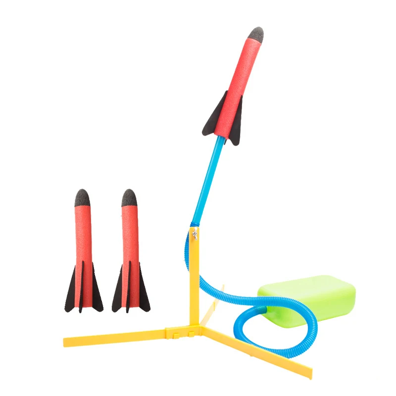 

Rocket Toy Stomp Rocket Kids Outdoor Toys Pedal Rocket Gun Power Launcher Rocket Extreme Sky-Scraping Stomp Launch Action