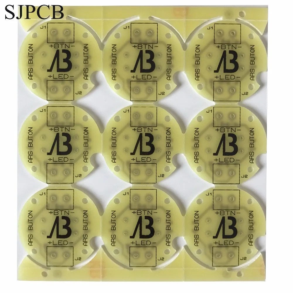 SJPCB высокое качество плате Панель один слой белый Быстрая поставщик PCB