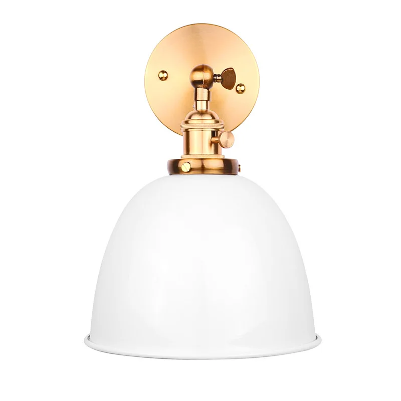 Современный винтажный настенный светильник в форме чаши бра колокольчика лофт