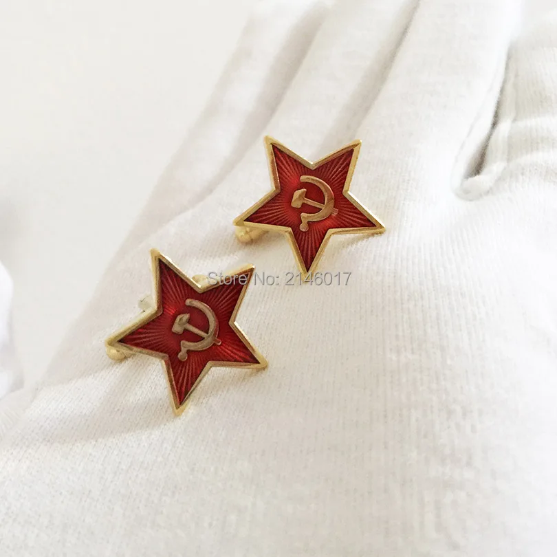 Новое поступление запонки с логотипом коммунизма Советского Союза СССР Россия