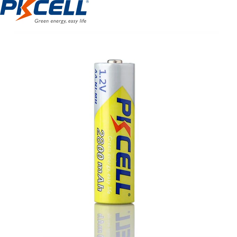 4 шт. PKCELL NIMH 1 2 v AA 2600 ~ 2800mah аккумуляторные батареи и коробки держатель Чехлы для