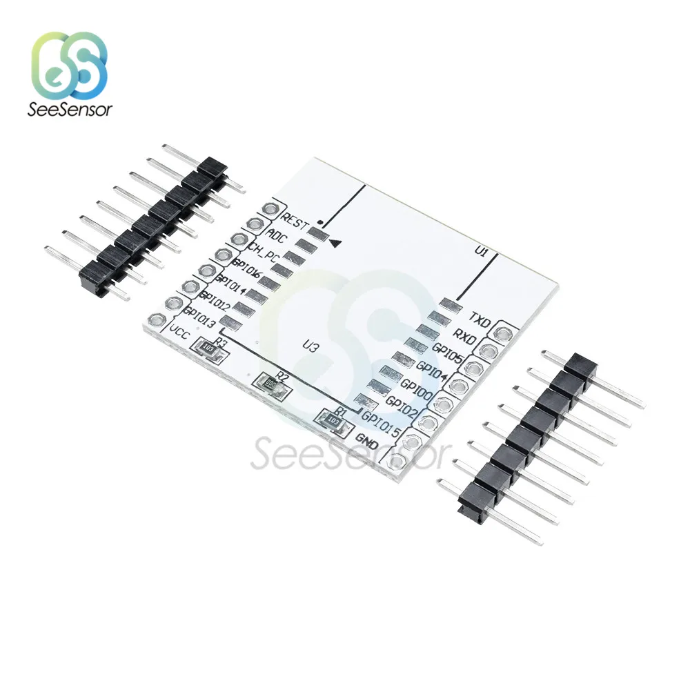 10 шт ESP8266 Серийный беспроводной Wi-Fi модуль адаптер пластина для детской фотолампы
