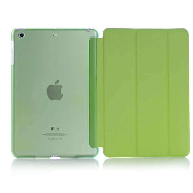 Для Apple iPad Air Ultral Тонкий A1474 A1475 A1476 спальный Wakup кожа Смарт полный чехол для iPad 5/ air 1 - Цвет: Зеленый