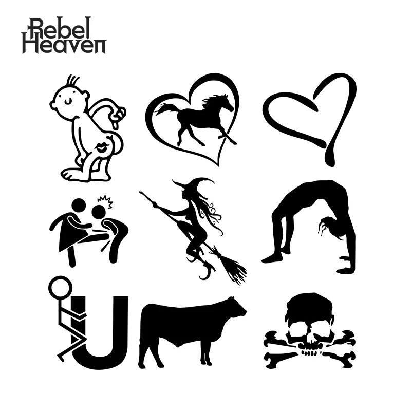 Виниловая наклейка Rebel небеса для стилизации автомобиля веселая JDM семейная