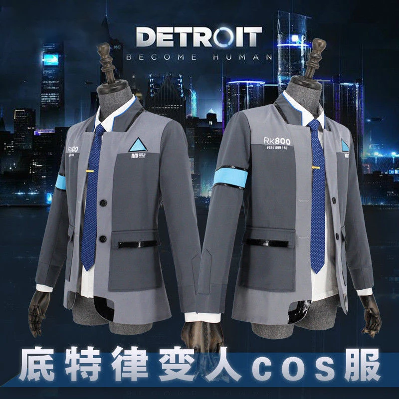 Костюм для косплея Ainiel из игры Детройт: стать человеком Коннор RK800 мужской костюм