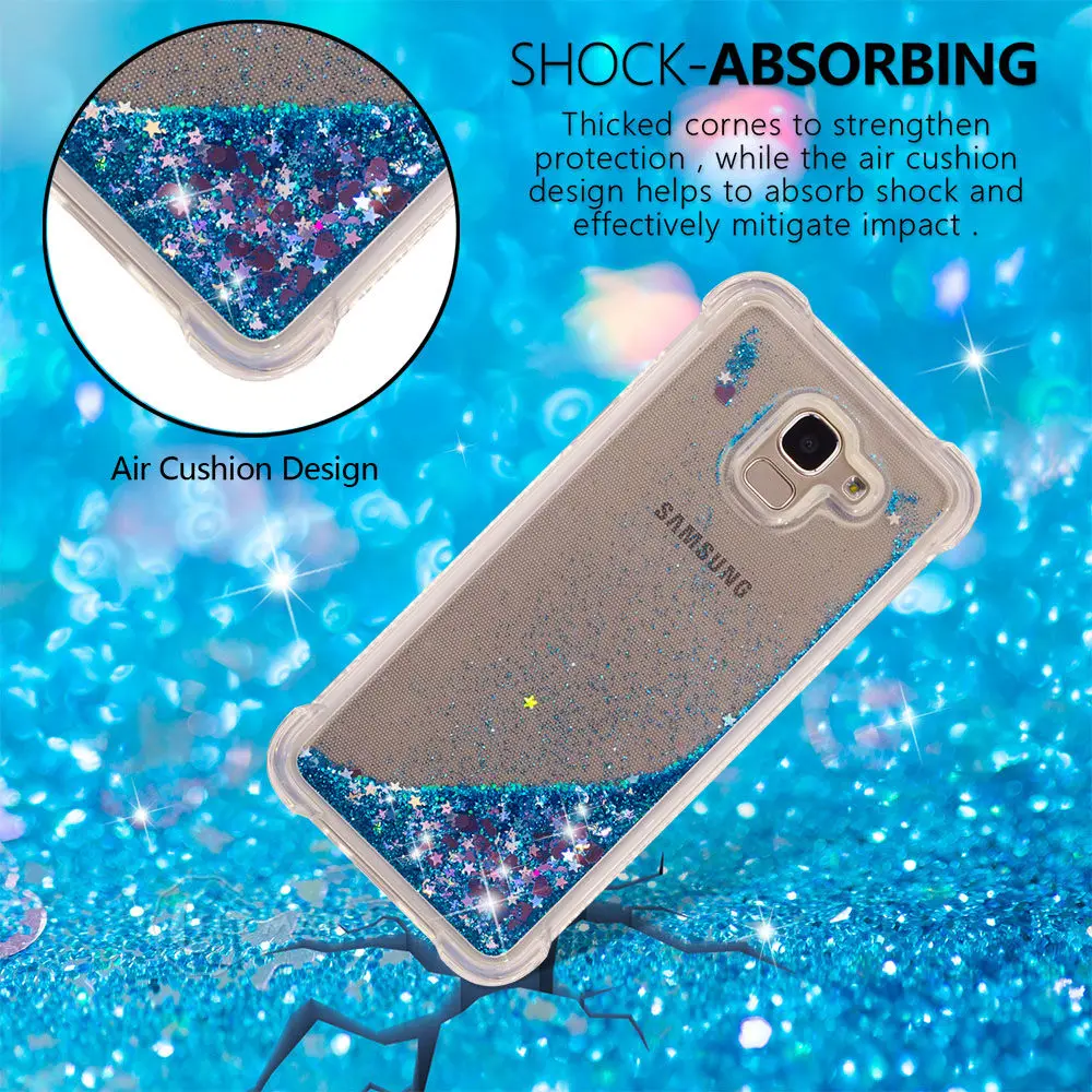 Quicksand Cover for Samsung Galaxy J6 2018 J600 Dynamic Liquid Phone Case SM J600FN J600F/DS SM-J600F/DS 6 j J62018 |