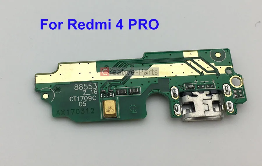 Оригинальная дополнительная пластина с разъемом USB типа C для Xiaomi Redmi 4 PRO|plate| |