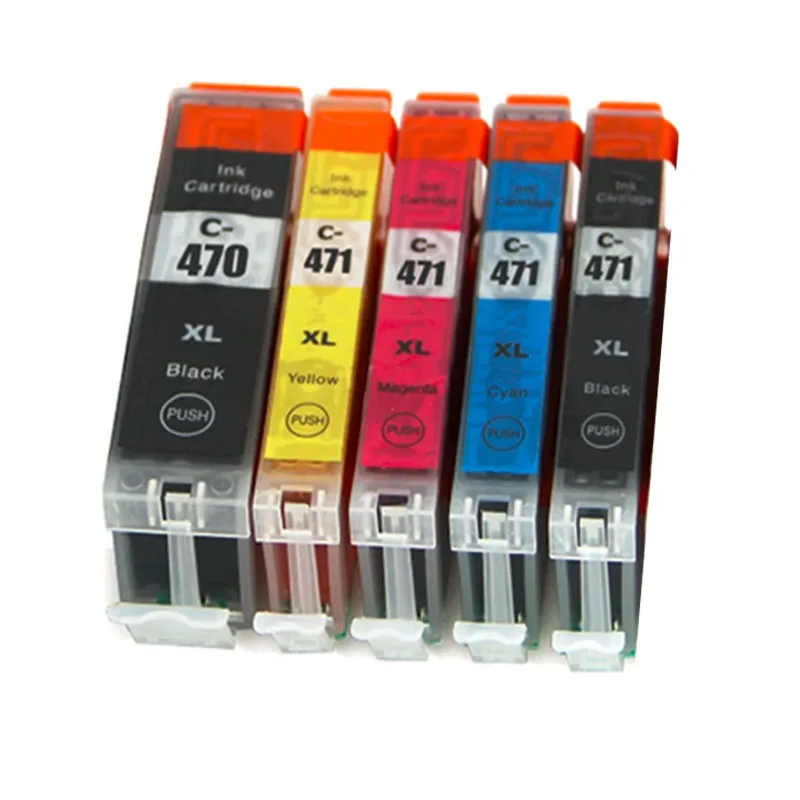 Картриджи для принтеров Canon PIXMA MG5740 MG6840 MG7740 TS5040 TS6040 TS8040 PGI470 5 шт.|cartridge for canon|inkjet