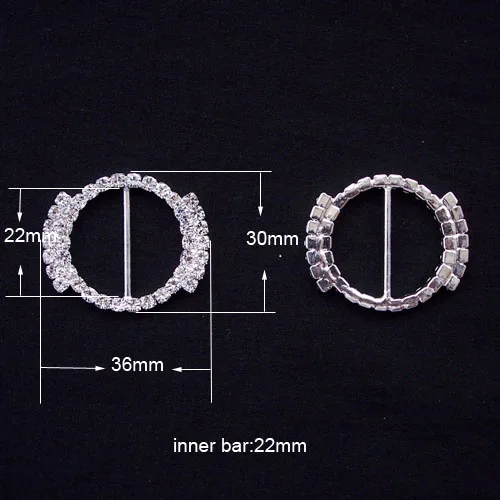 

(S0001)20pcs/lot stunning rhinestone ribbon slider for wedding invitation card ,silver plating