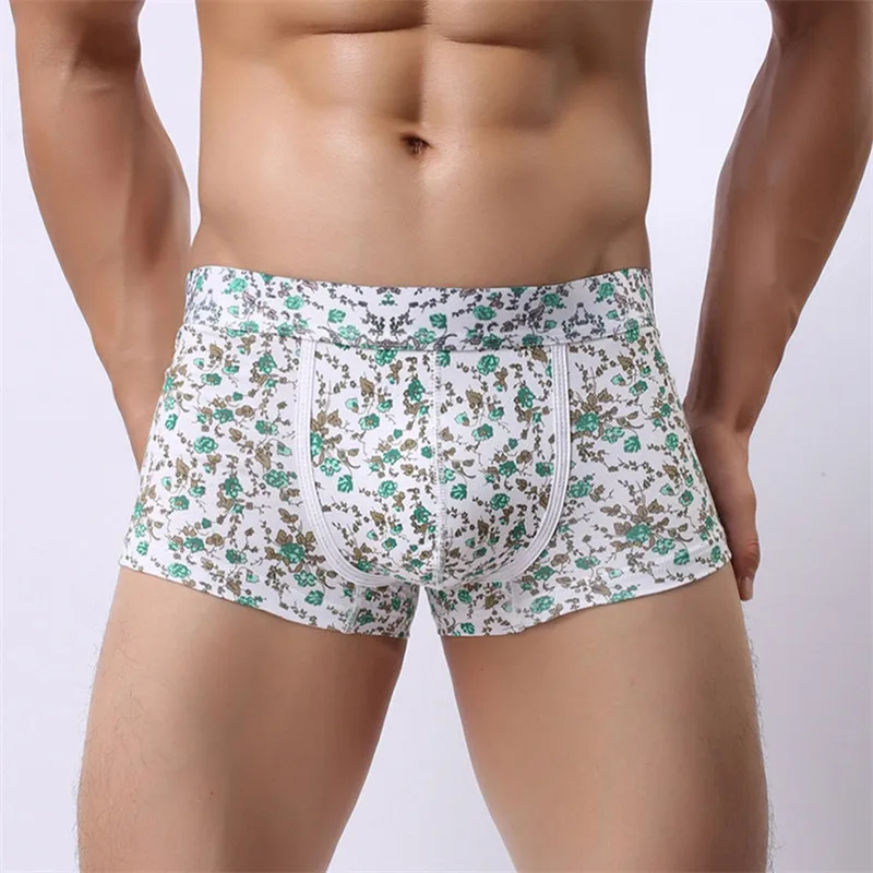 3 шт./лот сексуальное мужское нижнее белье боксеры мужские хлопковые трусы модный