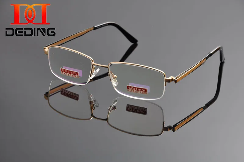 

Deding High Quality Unisex Metal Hd Reading Glasses Men Presbyopia Eyewear Strength +1.0-+4.0 oculos de leitura de metal DD1195