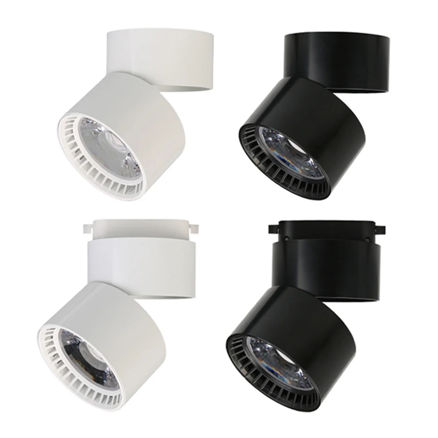 

Thrisdar 10W 12W 15W COB Surface Mounted LED Ceiling Downlight LED Track Light Clothing Store Rail Track LED Spotlight