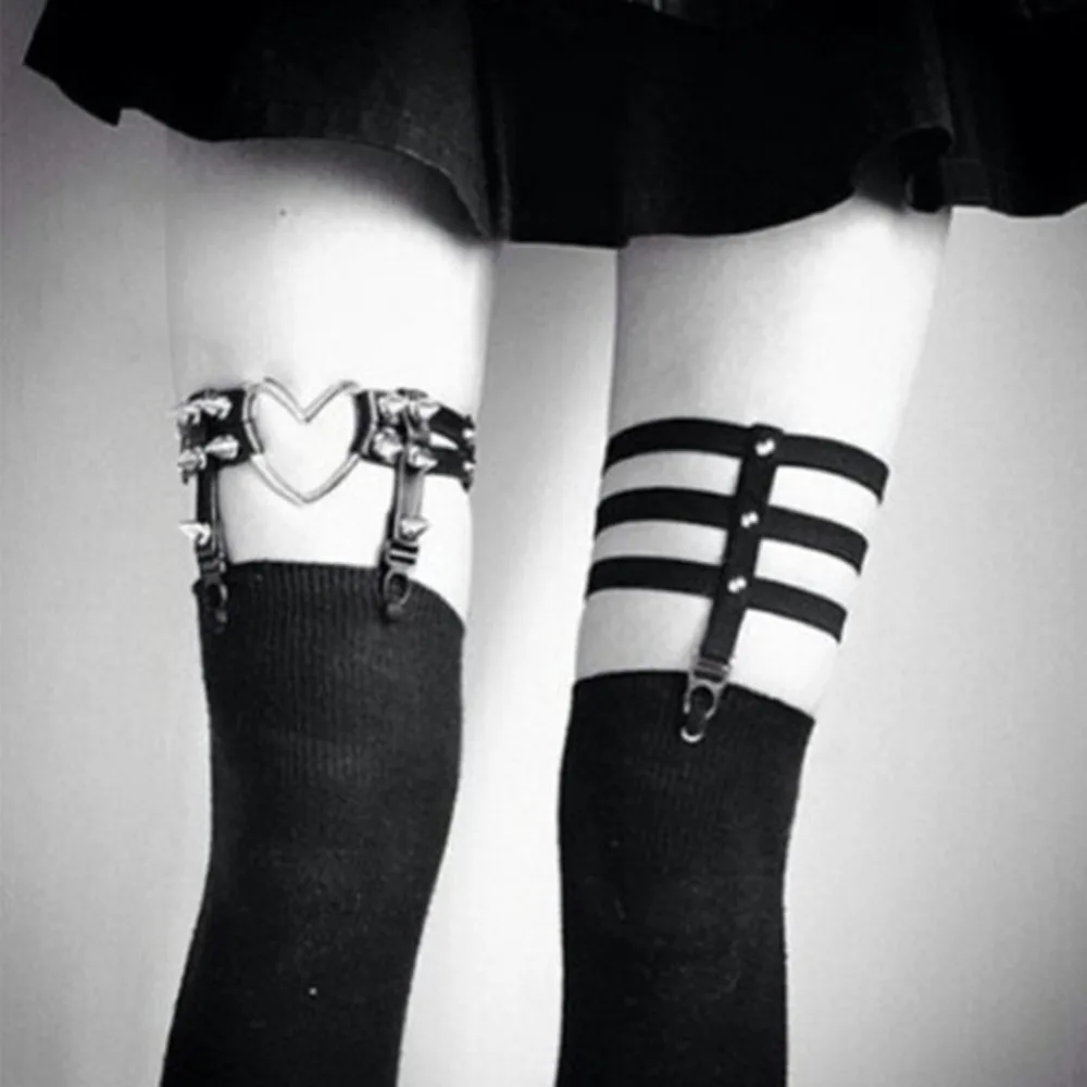 1 шт. Новый Косплей Харадзюку ручной работы в стиле рок гот черный Одноцветный