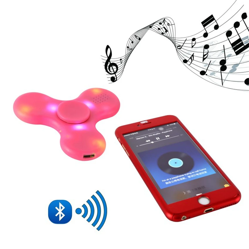 Непоседа счетчик светодиодный Bluetooth Динамик EDC ABS подшипник подключить сделать