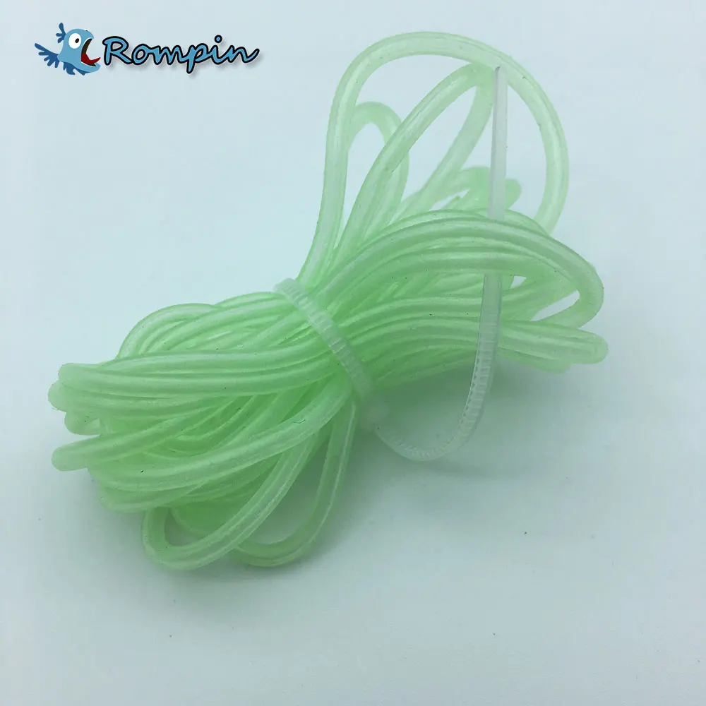 

Светящаяся трубка Rompin 2 м для морской рыбалки, белая мягкая трубка для рыболовных снастей, принадлежности для изготовления