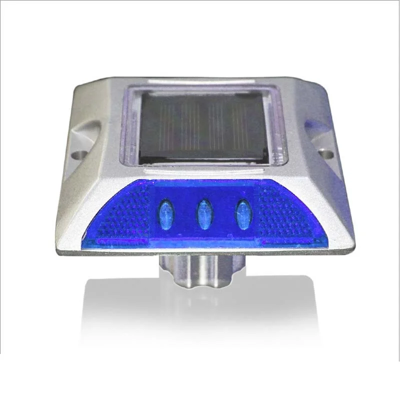 Двухсторонний отражатель с мигающим режимом дорожные шпильки на солнечных