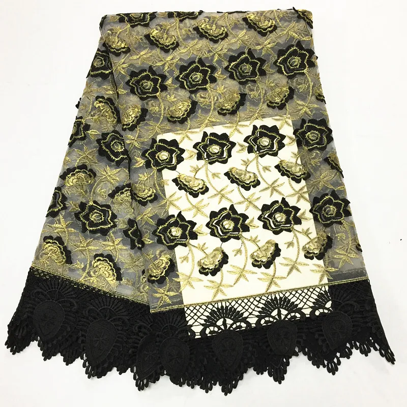 

2018 High Quality Milk Silk cord African Net Swiss French Voile Guipure tulle mesh Lace Fabric For dress 5yard/lot LPL32045