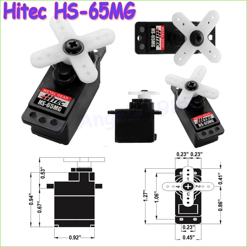Оригинальный Hitec HS 65MG 65mg микро сервопривод Futaba JR Trex 450 V2|trex 450|micro servoservo futaba |