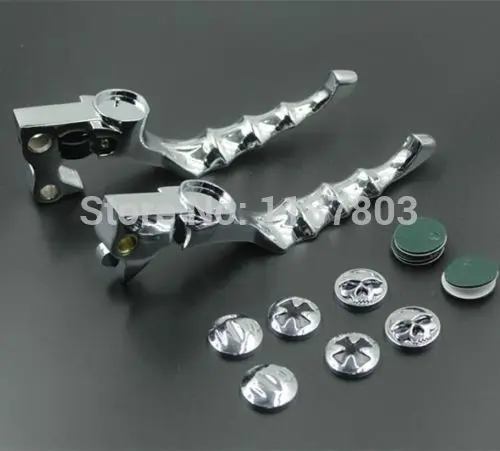 Пара рычагов тормозной муфты для мотоцикла хромированные Harley Custom Forty Eight Iron 883