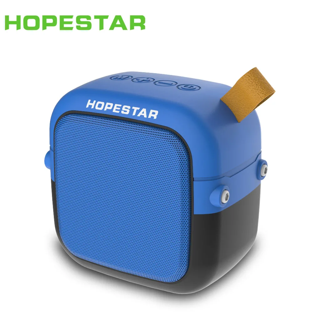 HOPESTAR T5 Мини Портативный беспроводной bluetooth динамик открытый стерео музыка сабвуфер бас водонепроницаемый Колонка звуковая коробка FM радио TF