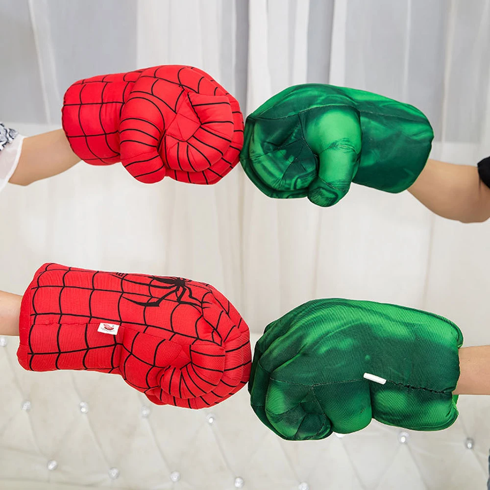 Бесконечность войны игрушка Marvel Мстители Спайдермен бокс косплей перчатки игрушки боксерские перчатки Халк Аниме косплей детские экшн-игрушки