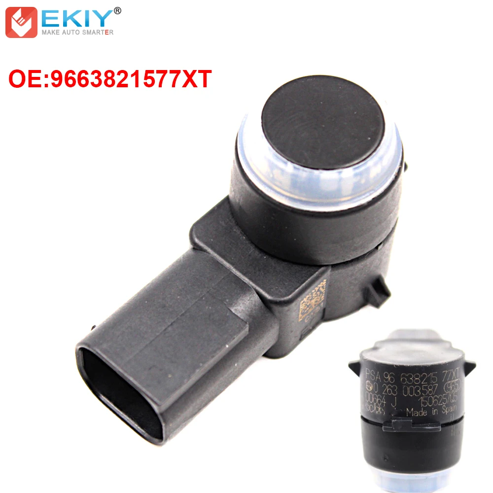 Датчик парковки EKIY автомобильный PDC для 307 308 407 Partner C4 C5 C6 PSA 9663821577XT PSA9663821577XT 9663821577