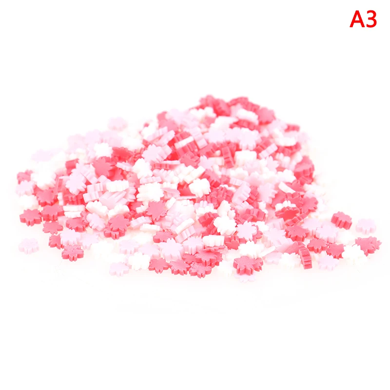A3 10g Addition Sprinkles DIY Slime Filler for Fluffy Mud Toys Slime Supplies Accessories Clay Beads Cake Dessert Kit - Color: A3