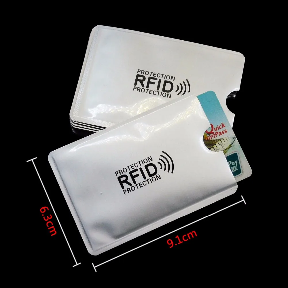 3 шт. кредитной держатель для Карт RFID 2 Стиль ID банковской карты случае Блокировка