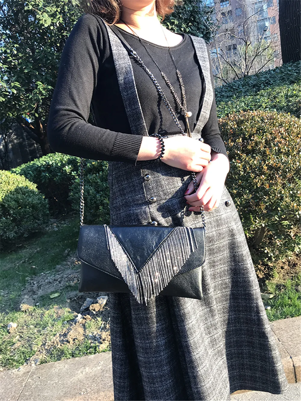 Новые модные женские туфли Дизайн Марка кисточкой высокой емкости конверт Crossbody сумка дамы клатч вечерняя сумочка; BS010 для вечерние