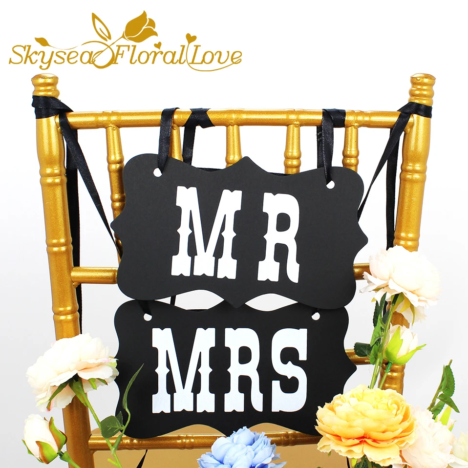 Декор для свадьбы MR &amp MRS баннерное украшение фотосъемки стул с поясом товары |