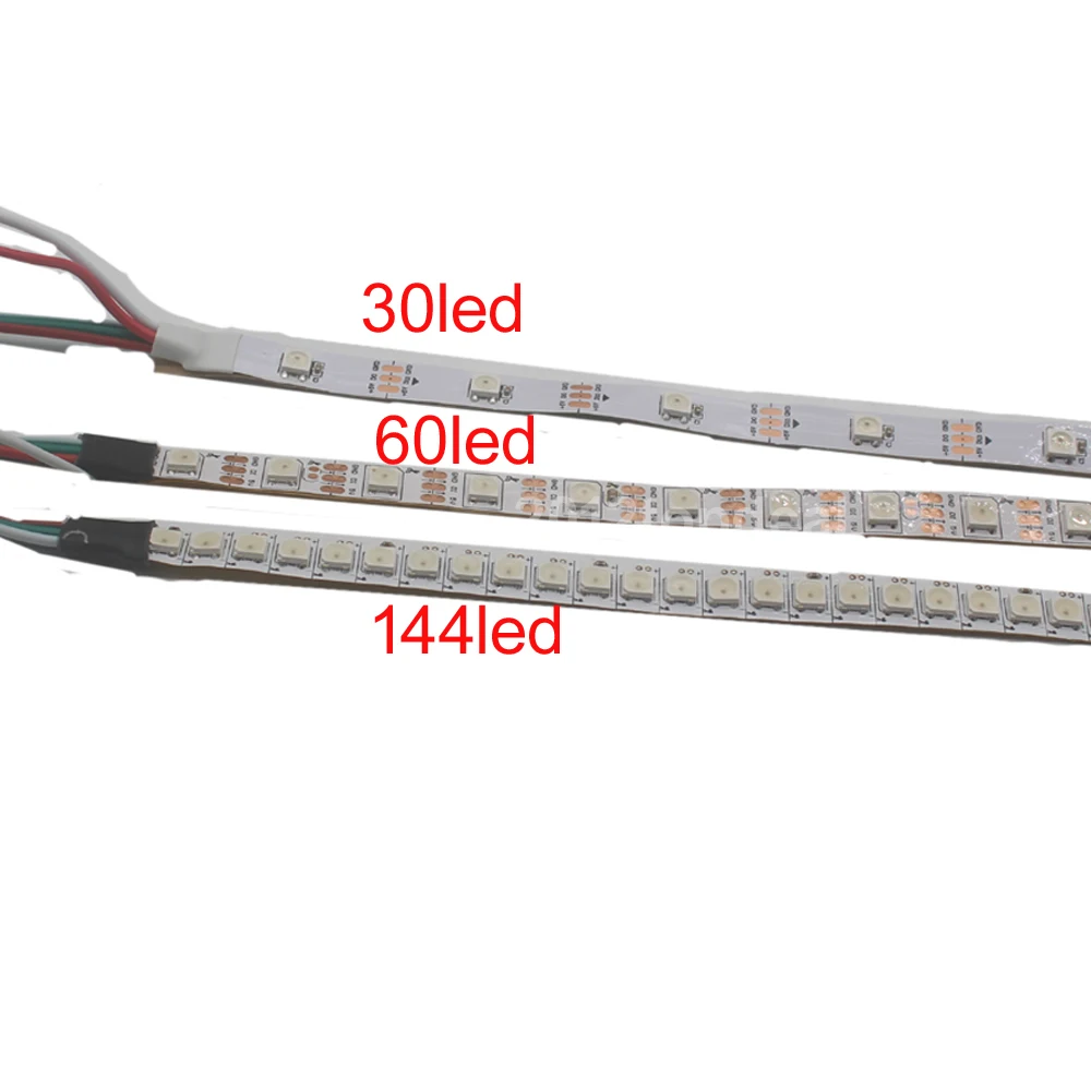 Светодиодная лента WS2812B 5050 RGB 5 м 150 300 светодиодов 144 30 светодиодов/м