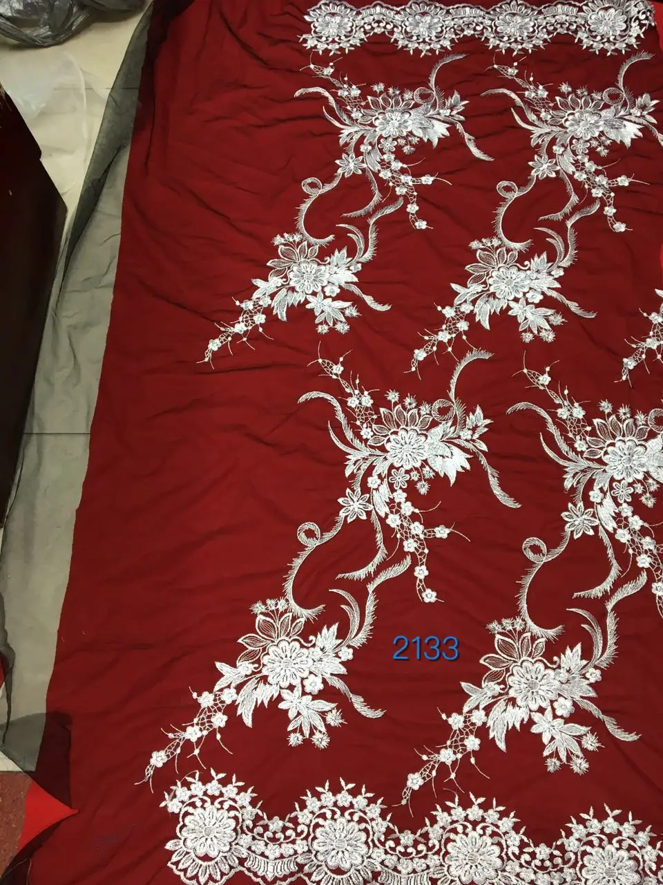 2016 Высокая Скидка вышитый узор дизайн африканская кружевная ткань для шитья