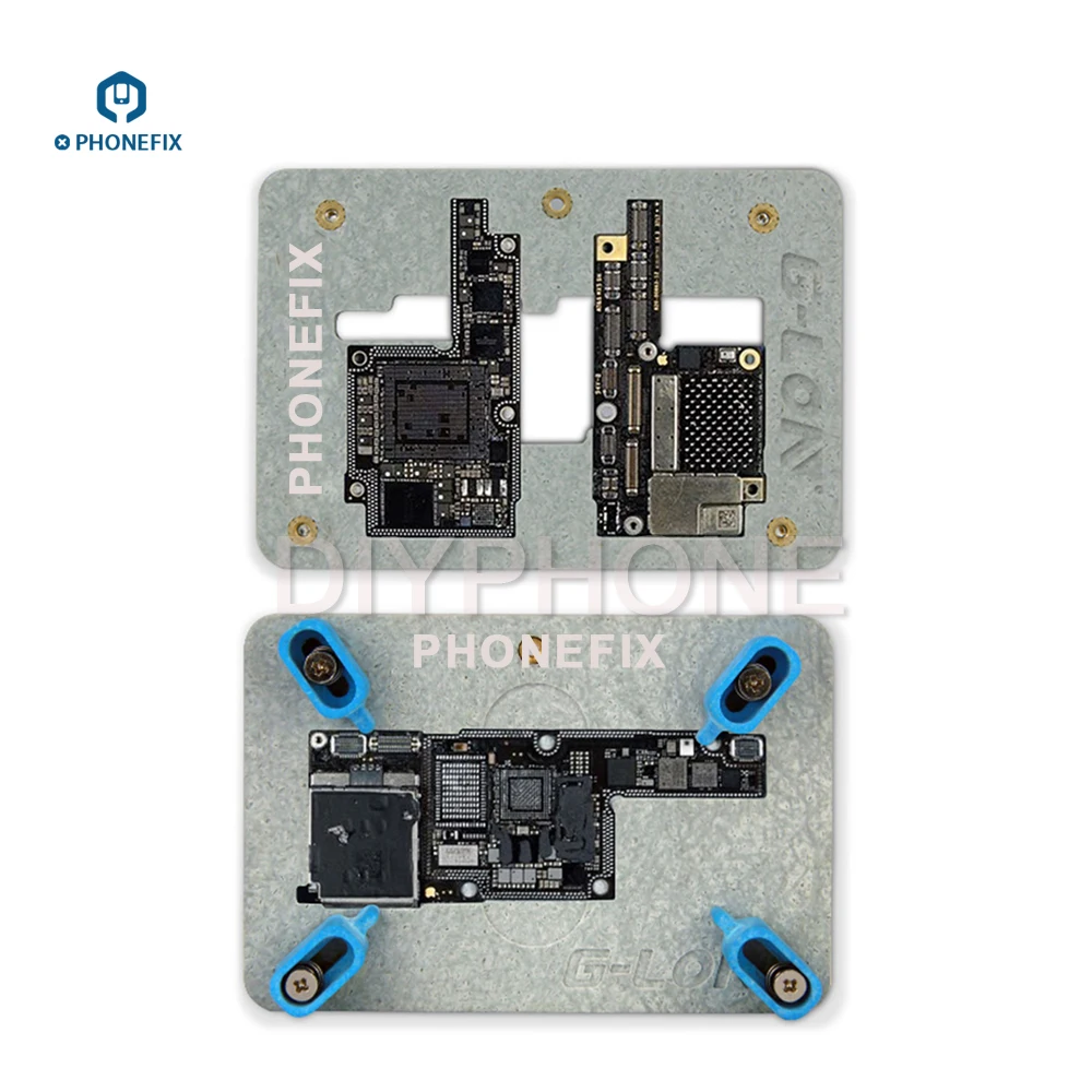 

PHONEFIX Double Sided Motherboard Dual Layers Test Repair Fixture Platform for iPhone X PCB Positioning Repair Holder