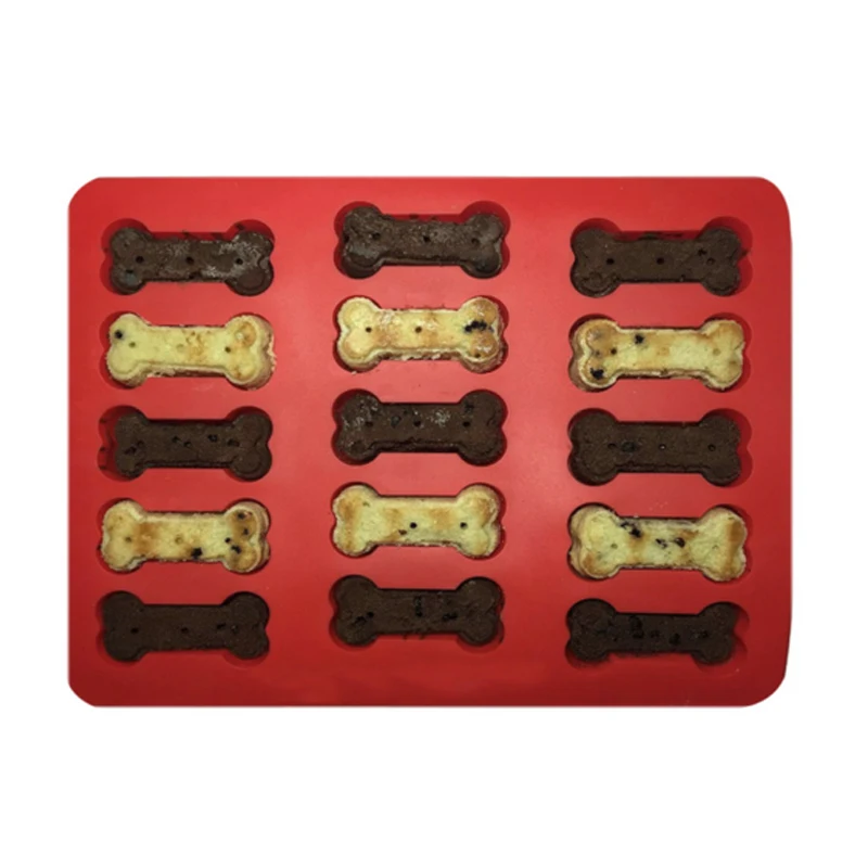 Забавная милая форма для печенья в форме щенка и кости кухонная