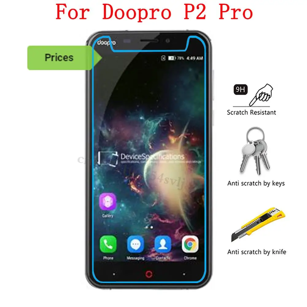 Ультратонкое закаленное стекло для Doopro P2/P2 Pro универсальная ударопрочная